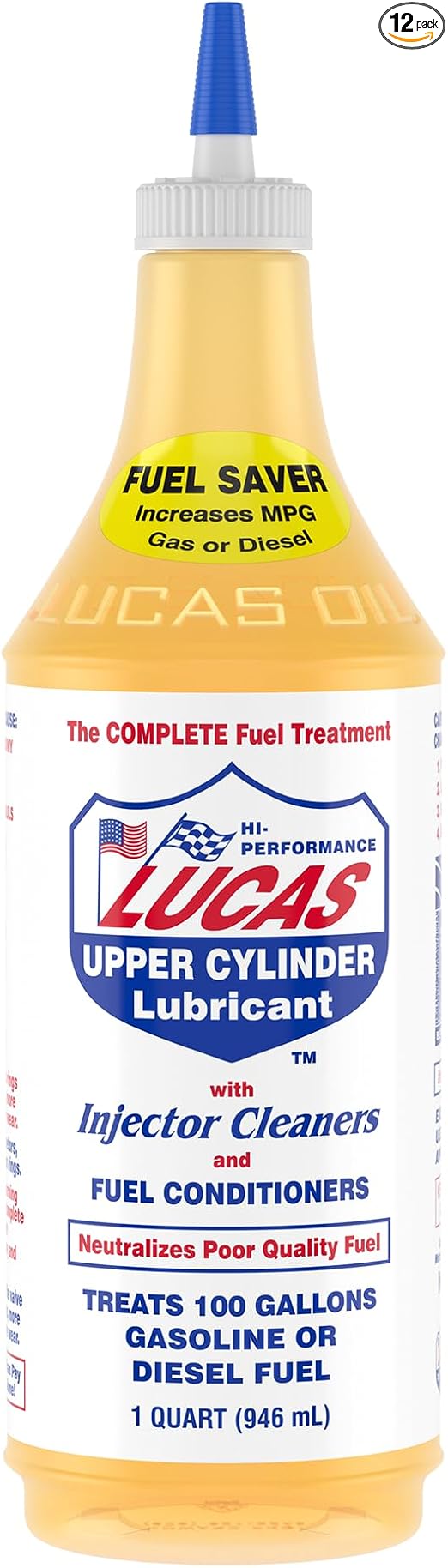 LUCAS Oil 10003-PK12 Fuel Treatment - 1 Quart