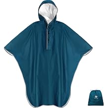 ANYOO Waterproof Rain Poncho Lightweight Packable Raincoat for Adults
