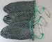 THREE Heavy Poly Mesh Crab Bait Bags with Stainless Steel Clip