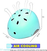 Vista 4 de Juego de casco de bicicleta para niños, certificado por la CPSC con rodilleras, coderas, muñequeras, casco ajustable para edades de 3-5-8-15 años
