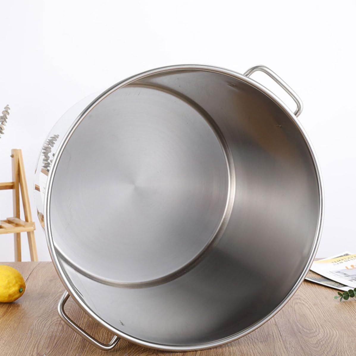 Soup Pot Porridge Bucket Stainless Steel Rice Thickened with Lid