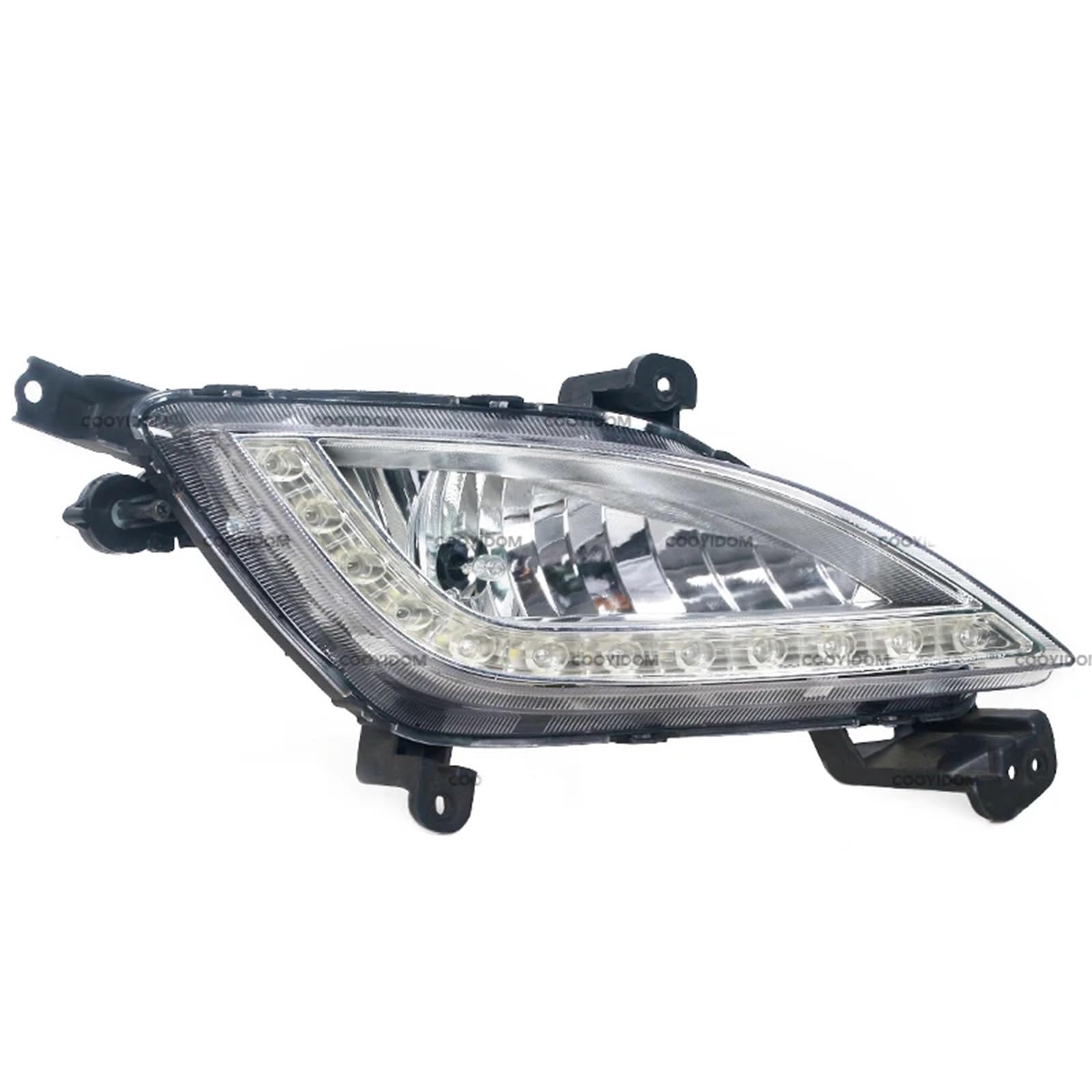 Przedni zderzak samochodu światła przeciwmgielne światła do jazdy dziennej osłona lampy pokrywa dla Hyundai Elantra GT I30 2012-2016 światła przeciwmgielne(1pc right light)