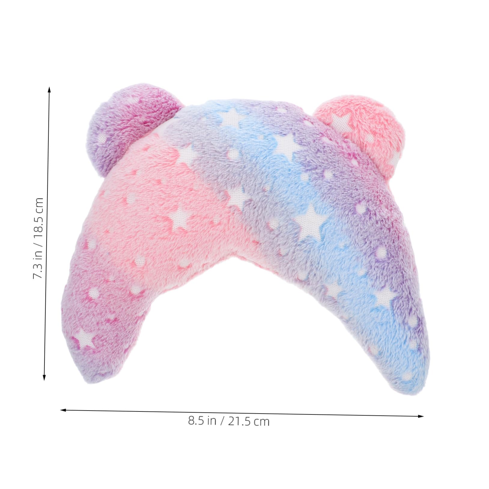 BESPORTBLE Glow in The Dark Pillow for Small Dogs and Cats U-Shaped Neck Pillow Calming Pet Comfortable Sleep for Animals