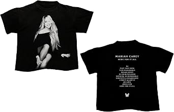 Mariah Carey Official Merch Here for It All Tracklist T-Shirt