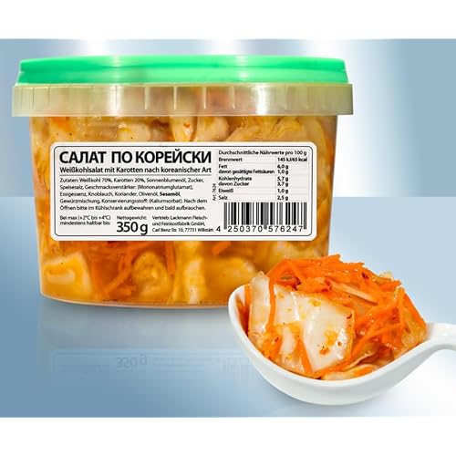 Lackmann Weißkohlsalat mit Karotten nach koreanischer Art 350g