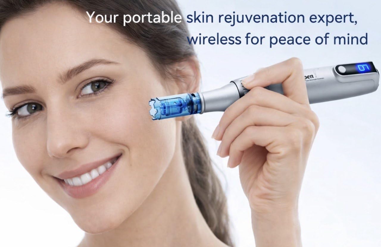 Cosmetic Pen Device for Home Use-Beauty Skin Care Tool For Face, Scalp & Body (10x18P)