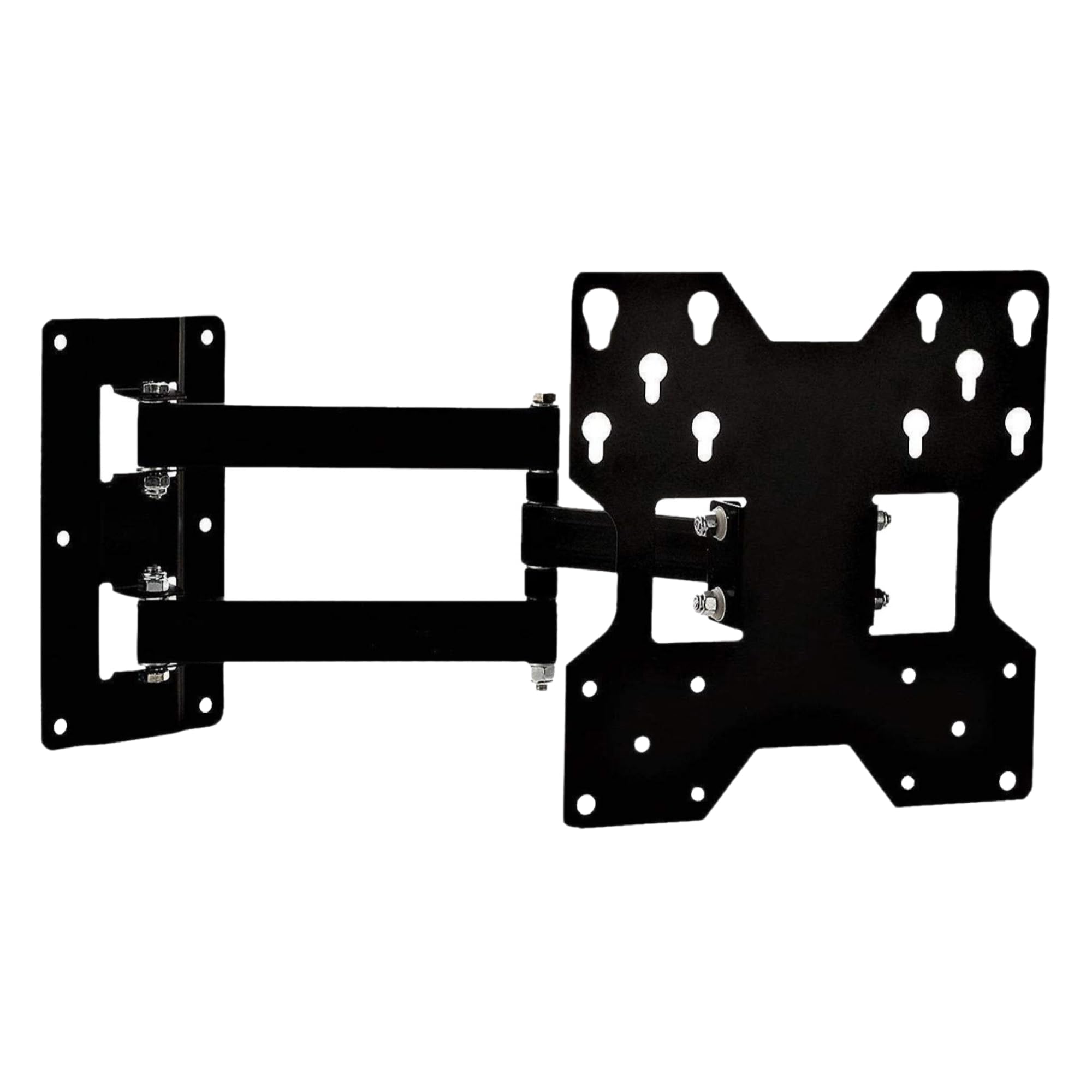 RISSACHI® Wall Mount TV Stand for 23–42 Inch LED LCD Monitor | Universal Heavy Duty Movable & Adjustable TV Wall Mount Bracket | Space-Saving Full Motion Swivel & Tilt
