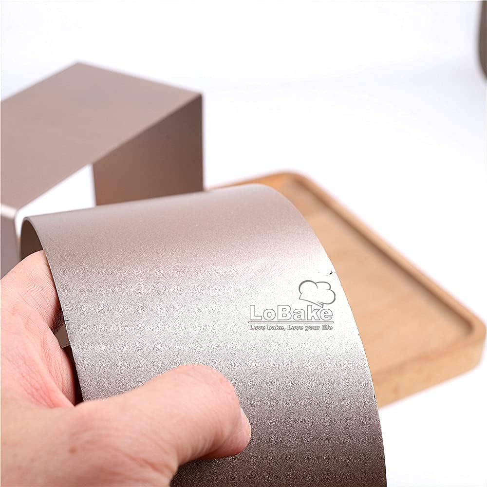 6 inches 8cm Height Square Round Shape Carbon Steel Mousse Cake Ring Mold Cheese Tiramisu Mould Cheese Molds DIY Bakery Gadgets (Round)