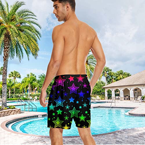 Men's Swim Trunks 7 Inch Inseam with Compression Liner Quick Dry Beach Shorts for Mens Board Shorts Swimwear4