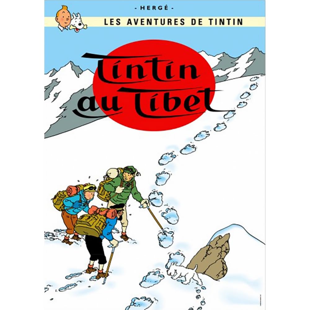 Moulinsart Poster Tintin Album: Tintin in Tibet 22190 (50x70cm)