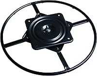 Vista 3 de Yoogu Silla reclinable resistente de 25.5 pulgadas, anillo para muebles, base giratoria de repuesto con placa de 10 pulgadas (25.5 pulgadas)