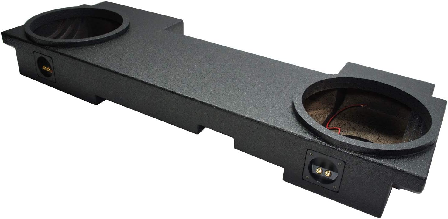 American Sound Connection GM2X12-AV-ECL-US-RL Compatible with Chevy Avalanche 2002-2013 Custom Dual 12" Sub Box Enclosure