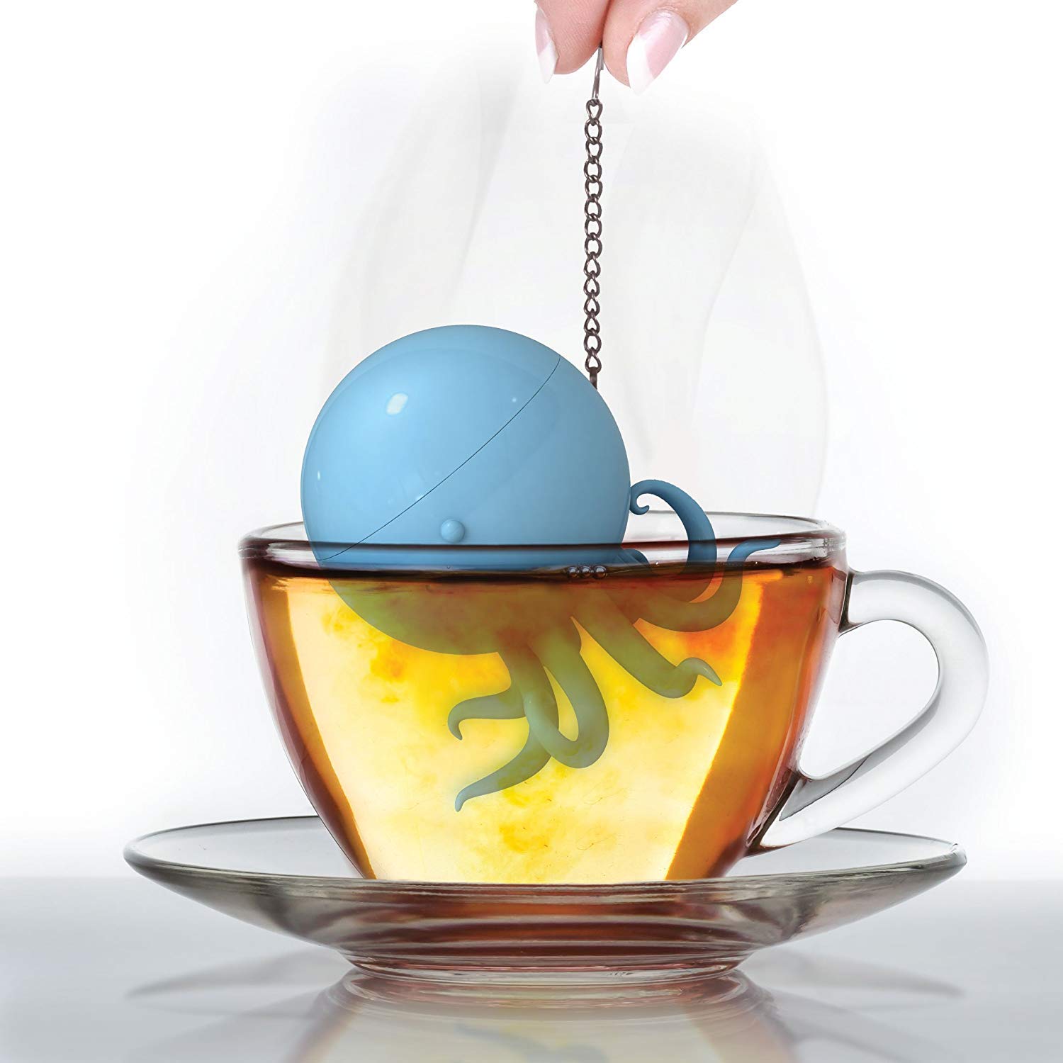 Mustard Octeapus Tea Infuser
