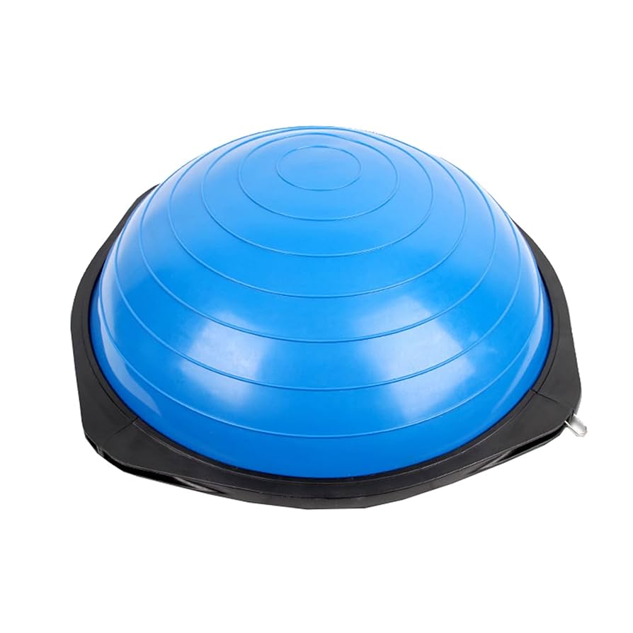 バランスボール ブルー ヨガ バランスボール 青 新品未使用 55㎝ 大きい ブルー ストレッチ