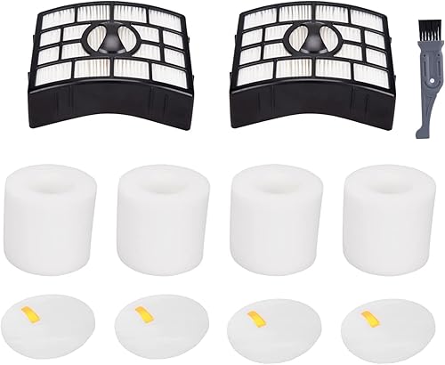 I-clean - Paquete de 2 filtros de espuma HEPA y fieltro de repuesto NV650 para aspiradora elevable con rotor Shark, compatible con Shark NV752,