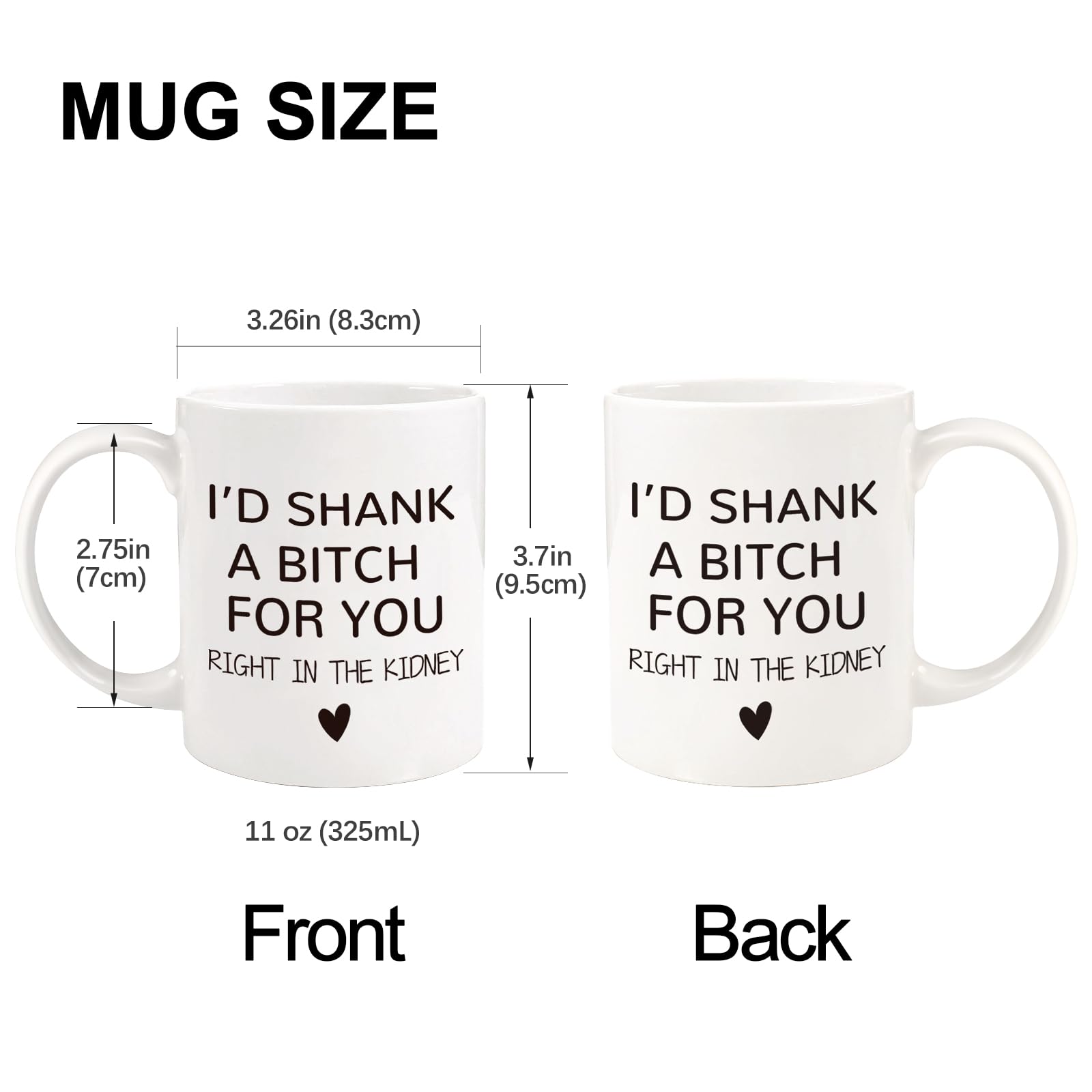 Regalos divertidos para el día de la madre para mujeres, taza de café de 11 onzas, regalos para hermanas, mamá, abuela, esposa, hija, regalos de hermana, regalos de cumpleaños, amistad, graduación,