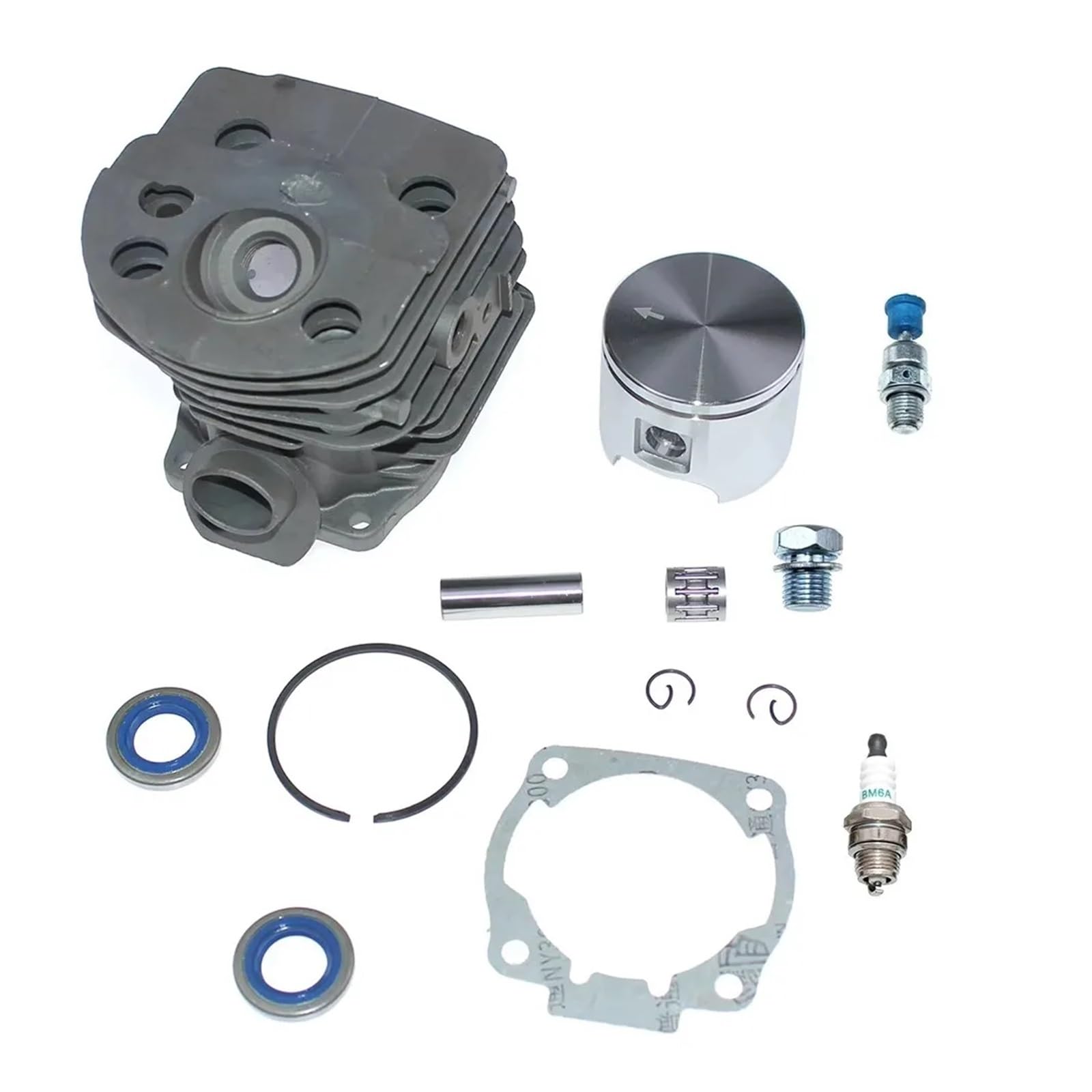 Dingmao Kit de pistón cilíndrico Compatible con motosierra Hus 55 55 Rancher 51 503609104
