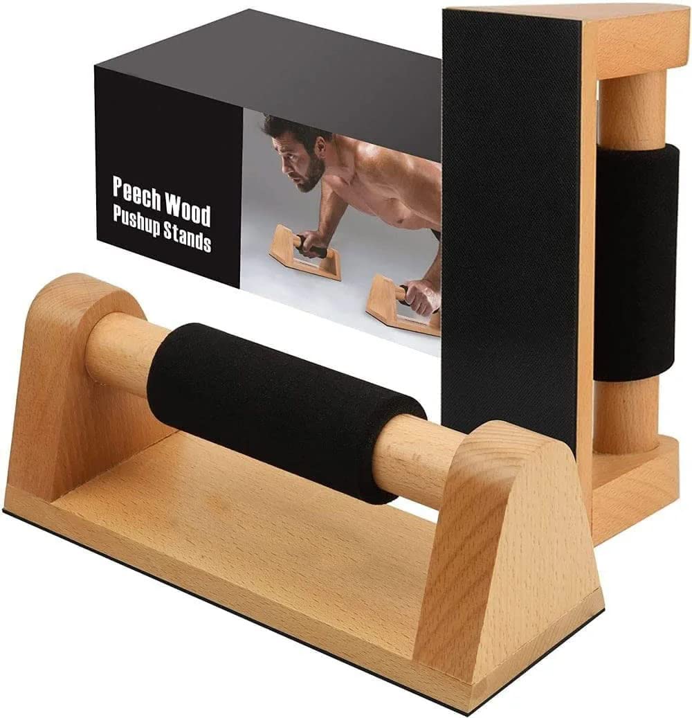 Gelife Non-Slip Handles Hand Stand Push-Up Bars, Calisthenics Push Up Stand with Cushioned Foam Grip and Non-Slip Sturdy Structure -, 30CM Wooden Parallettes for Training, Planks and Fitness (B0D9BZRGPK) Amazon Price History, Amazon Price Tracker