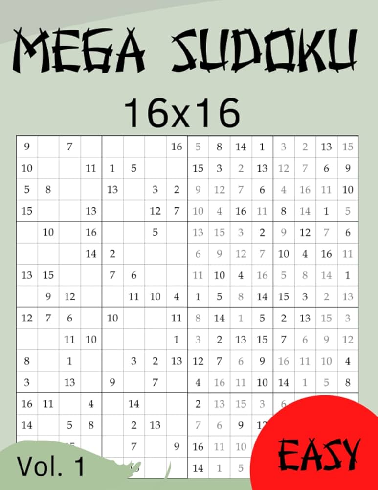 Free Printable Mega Sudoku Puzzles Free Printable Mega Sudoku Puzzles