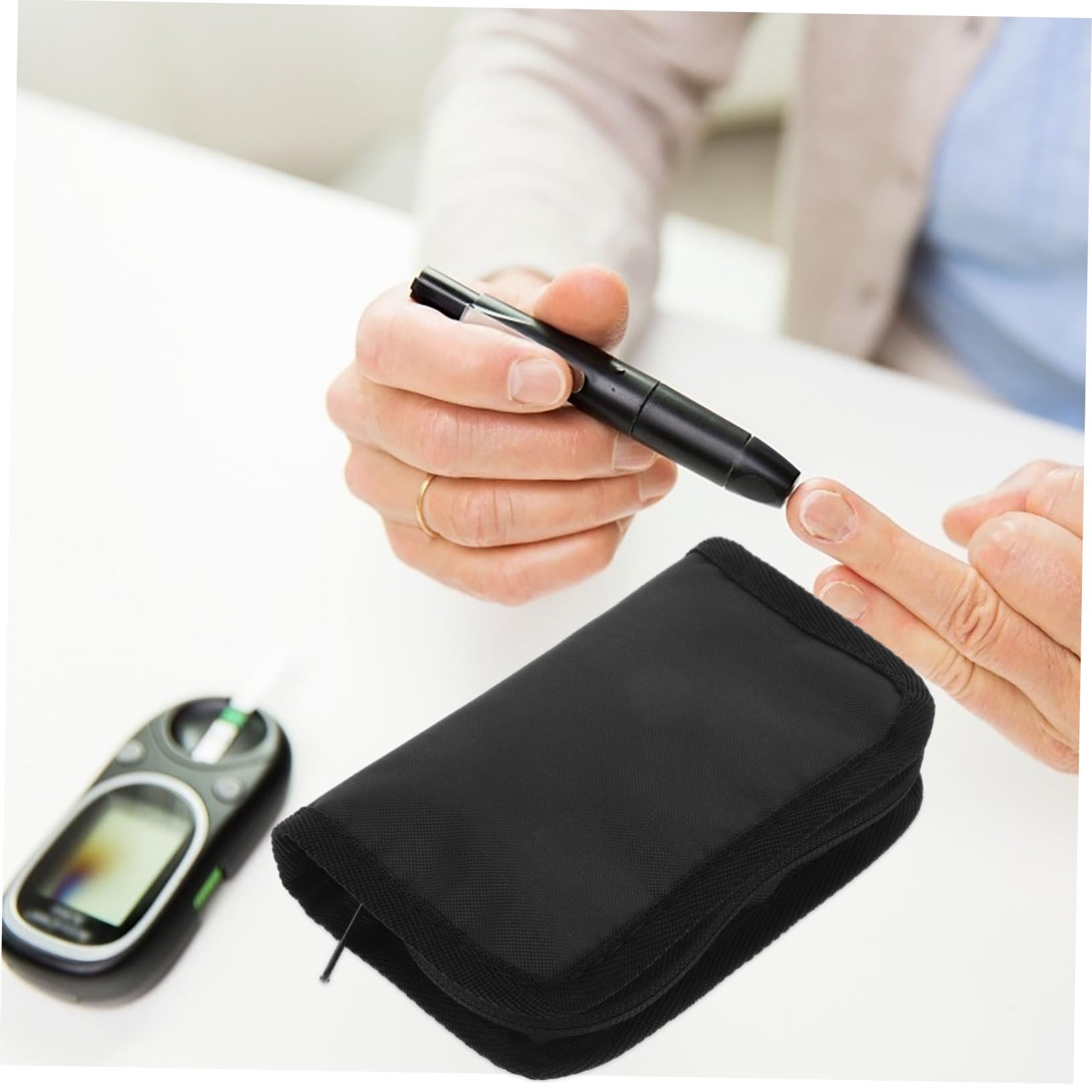 15 Pezzi Borsa Per La Conservazione Del Misuratore Di Glicemia Per Diabetici Borsa Portatile Per La Conservazione Borsa Per La Conservazione Piccola Borsa Per Misuratore Di