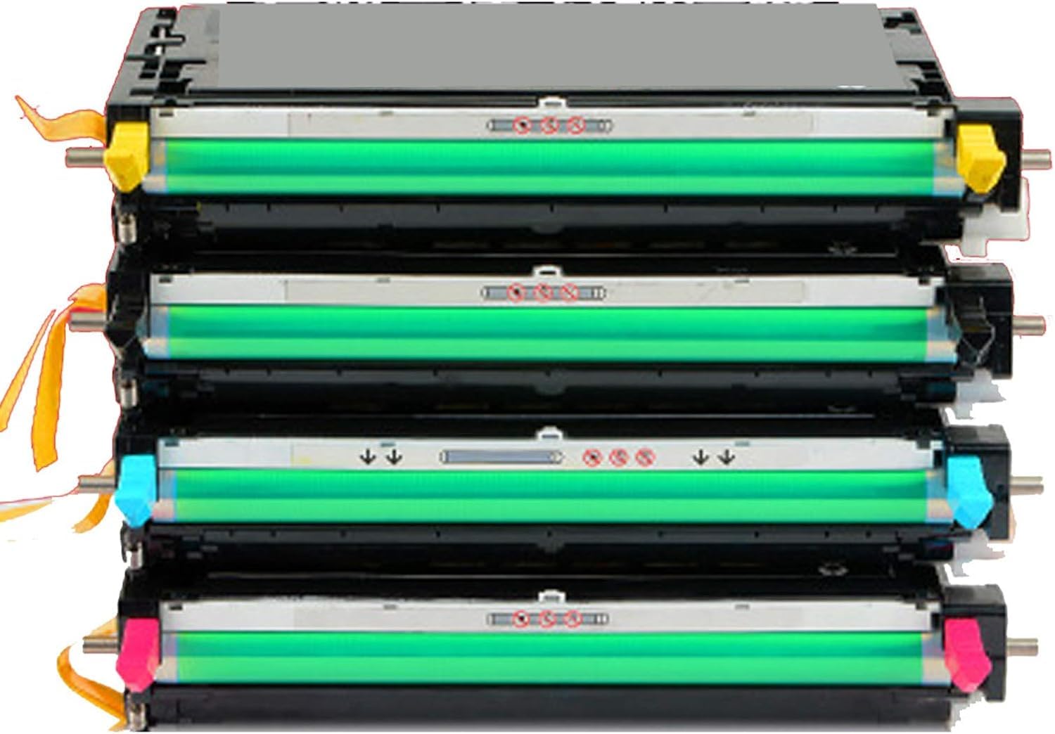 【Akcesoria do drukarek】 Kaseta C3290FS kompatybilna z Xerox C3290FS do drukarki Xerox DocuPrint C3290FS, czarny żółty cyjan magenta działa wydajnie przezroczysty efekt drukowania żółty