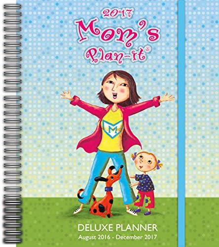 Wells Street by Lang Mom's Deluxe Planner, 17 Month Calendar August 2016-December 2017 (17997061033)