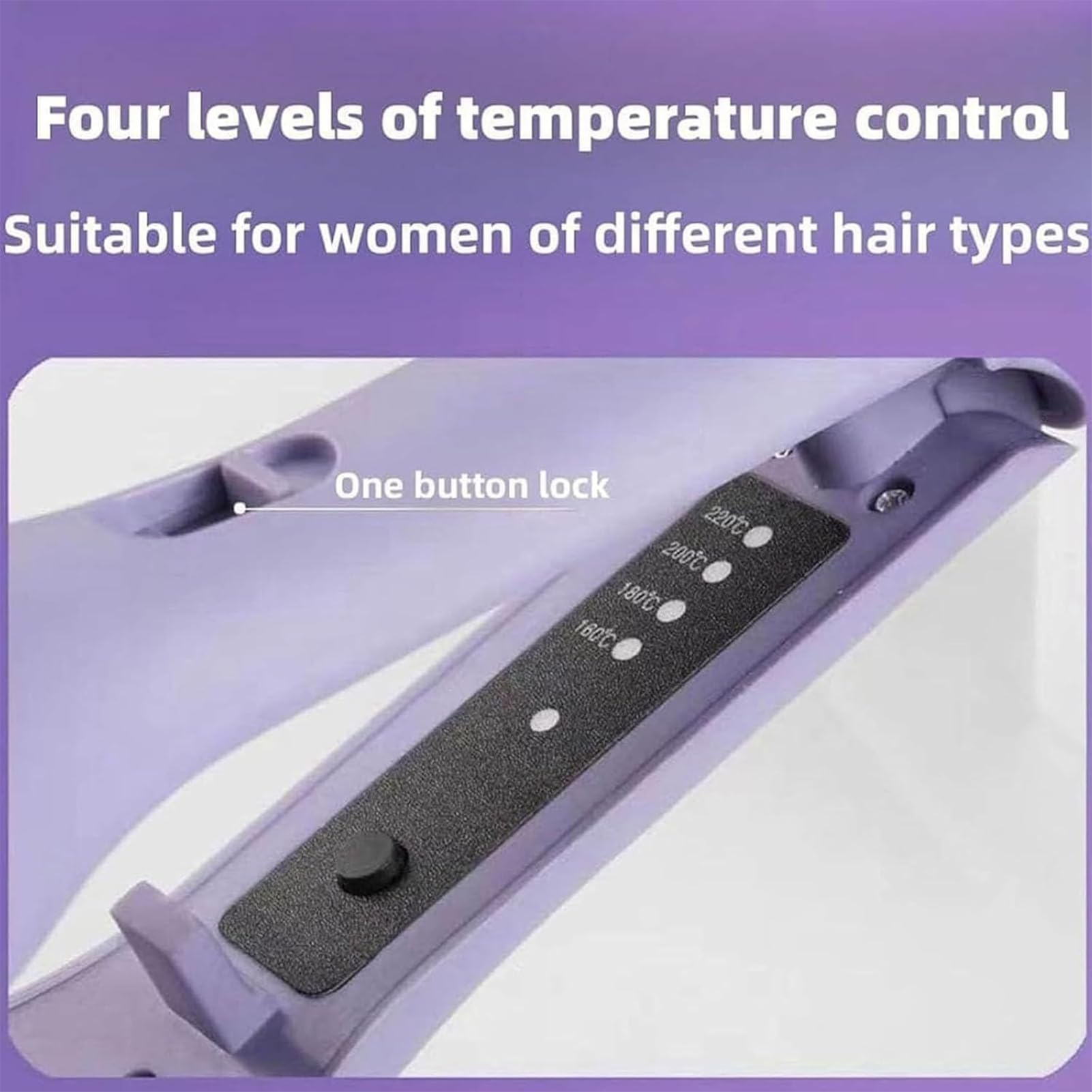 Fer À Friser | Appareil Coiffant Ions Négatifs Portable,Outil Coiffure Anti-Brûlures pour Élèves Femmes Vacances Maison Coiffeuse Mode Enthousiastes Filles Mariée