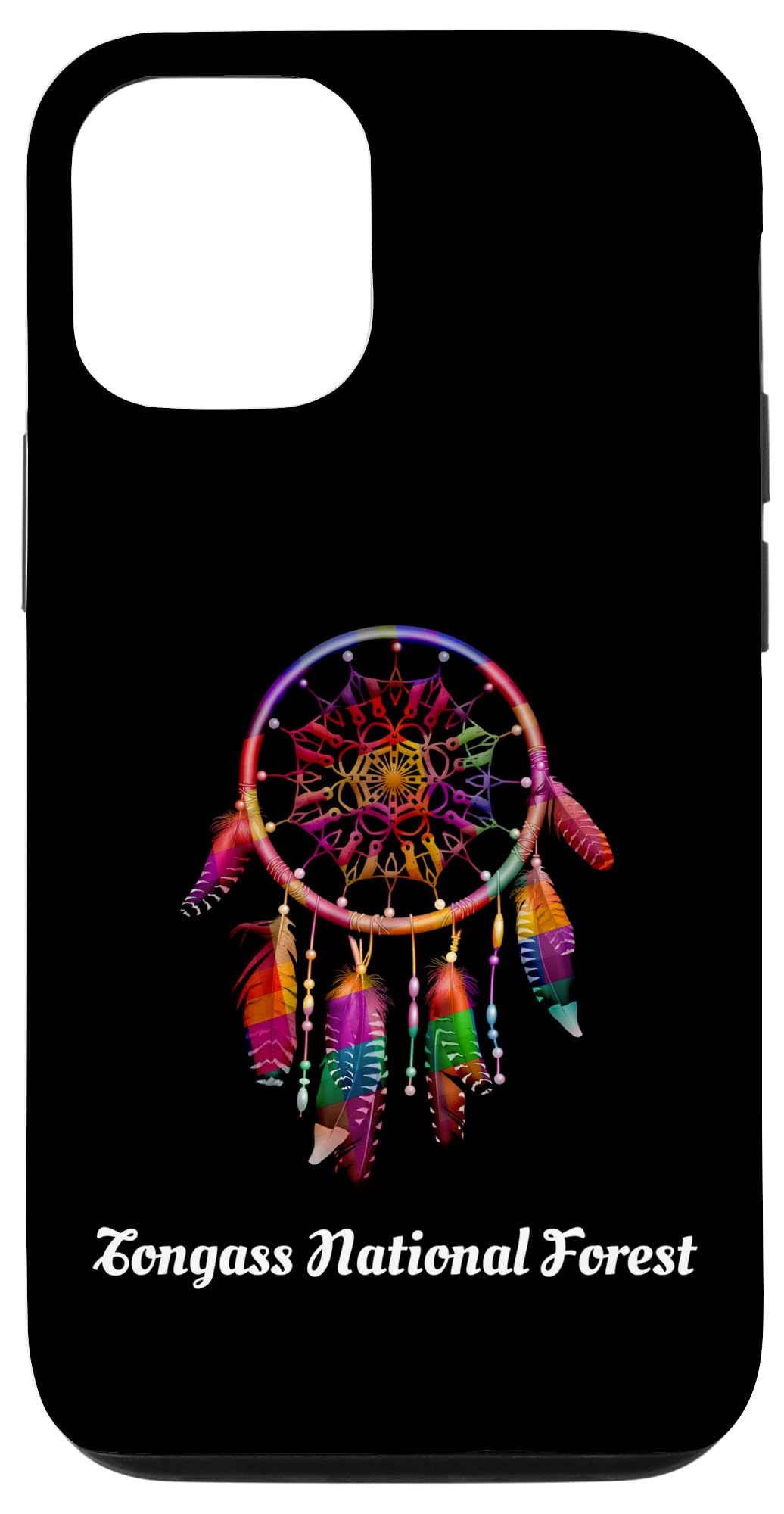 iPhone 13 Pro Tongass NTL Forest AK Dreamcatcher Feathers Native American Case