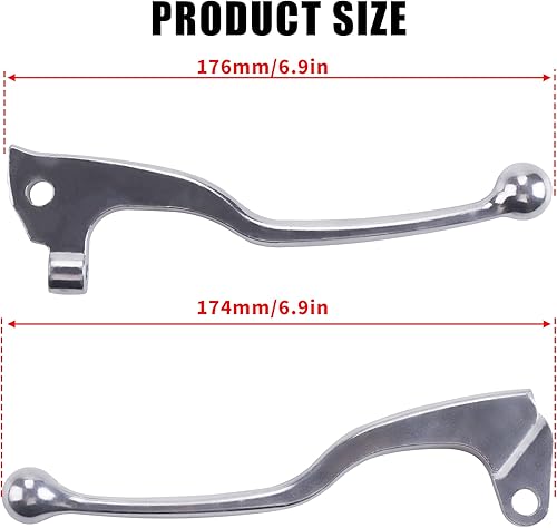 Miniatura 3 de CNCMOTOK Palancas de embrague de freno delantero para Yamaha YZ80 YZ125 TW200 XT225 250 XT225 XT250 TTR250 XT350 XT600 TT600