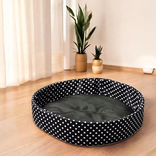 Cama Caminha Pet para Cachorro ou Gato Médio 50cm x 50cm Lavável Redonda (CAMA PET FÊMEA)