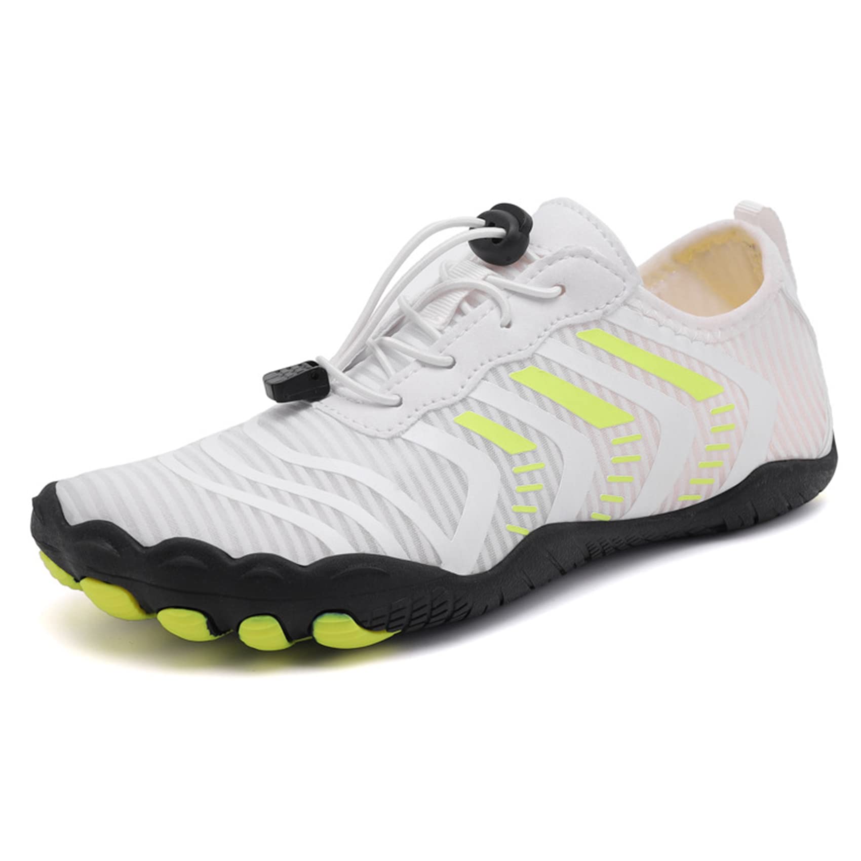 Zapatos Acuáticos Descalzos Zapatos Acuáticos De Secado Rápido para Mujeres Zapatos Acuáticos Neutros Zapatos De Baño para Hombres, Playa, Buceo, Surf, Remo(38 EU, White)