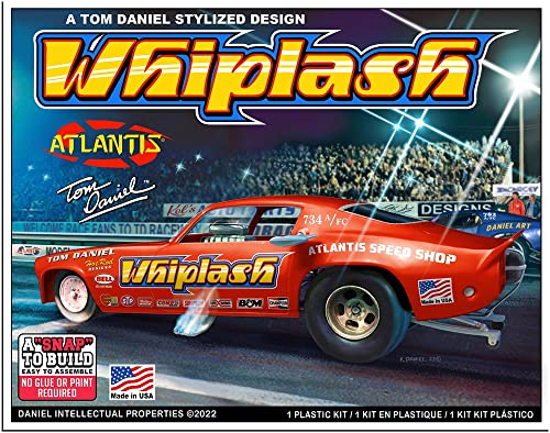 Atlantis Toy & Hobby INC. Snap Tom Daniel Whiplash Funny Car 1:32 Kit de Modelos de Plástico AANM8276 miniatura 2