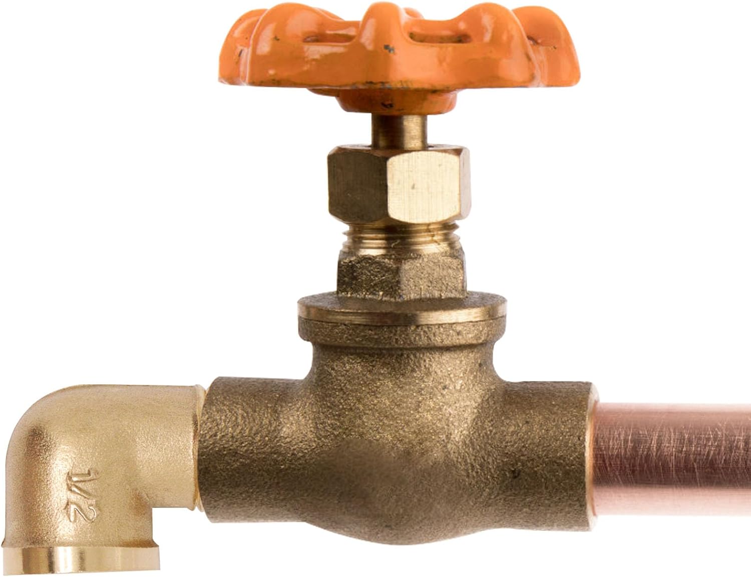 4pcs Brass Pipe Fitting 90 Degree Elbow 1/2" NPT (Male to Male) and (Male to Female) Pipe Fittings Kits