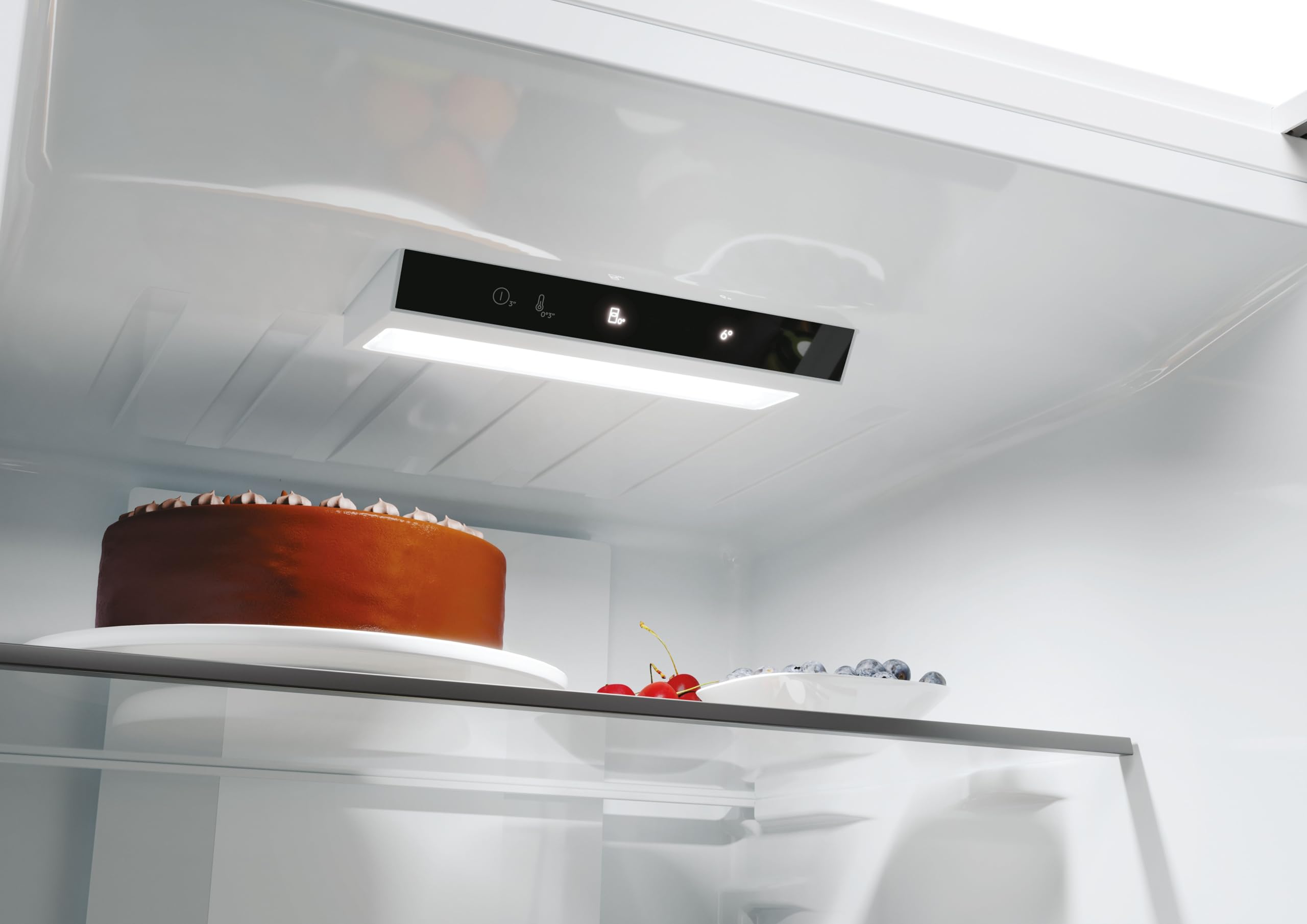 Candy Fresco 300 CNCQ2T618EW - Frigorifero combinato, capacità 355 l, Total No Frost Circle+, cassetto per verdure, controllo elettronico della temperatura, 60 x 185 cm, illuminazione LED, porta