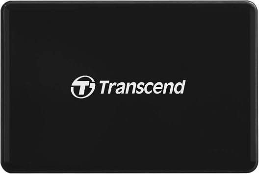 Transcend USB 3.1 Multi Card Reader (SD, microSD, CF) - Black