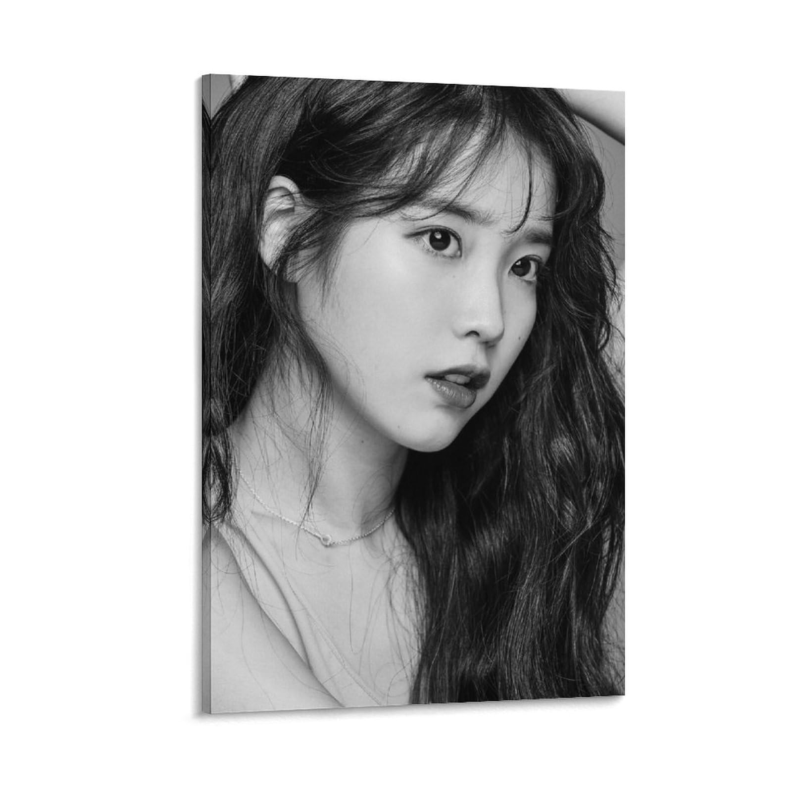 Amazon.co.jp: 韓国ドラマ女優IUキャンバスポスタークリエイティブな 