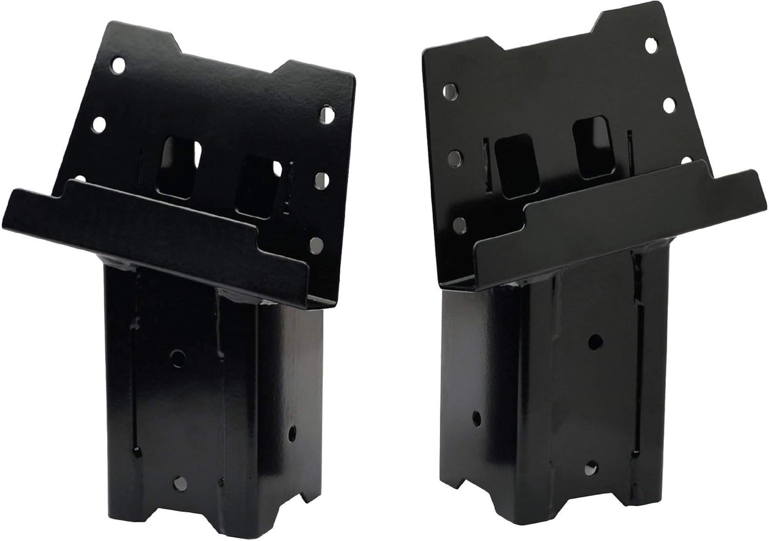 HME High-Strength Welded Construction Durable Multi-Use Platform Brackets 4 Pack - For Use With Hunting Blinds, Play Sets, Tree Houses