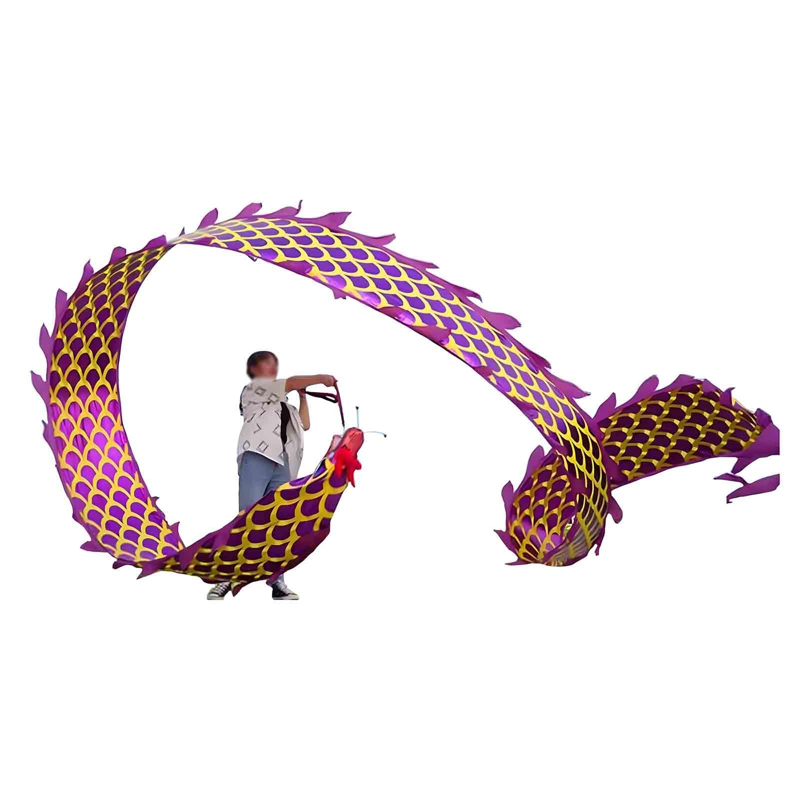 Dragon Dance Poi Set for Outdoor Fitness and Juggling Practice