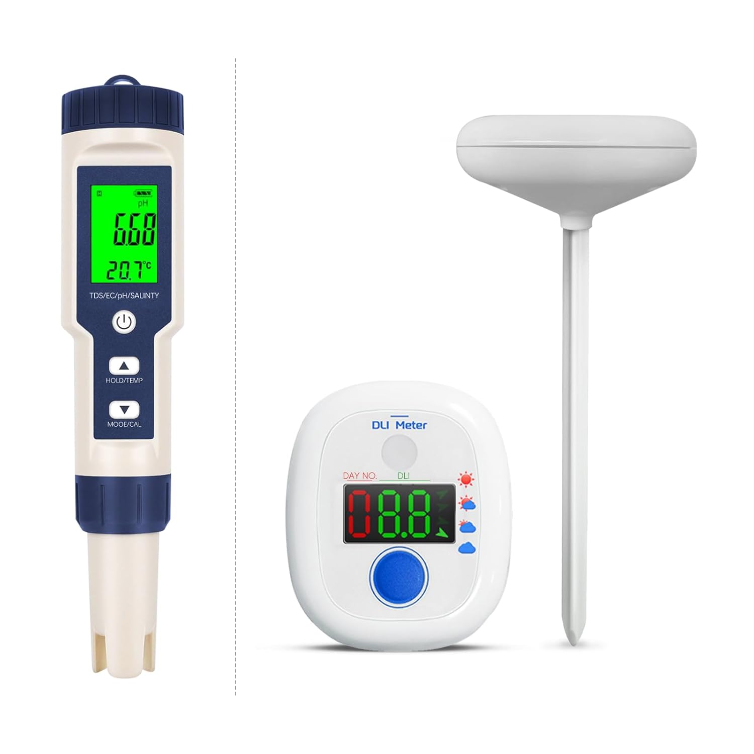 Sun Meter, PH Meter, EC Meter, TDS Meter, Salt Meter, Water Temperature Meter