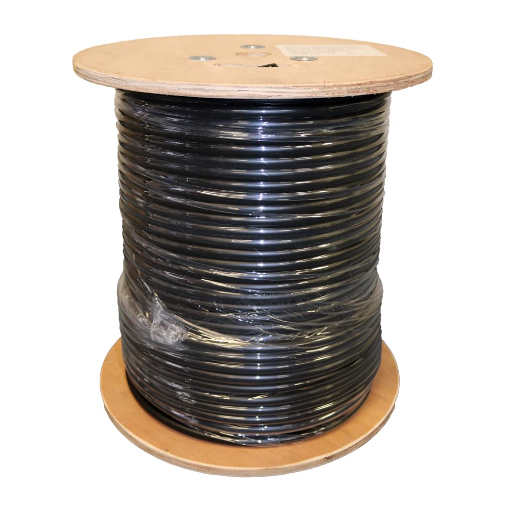 Bolton Technical Bolton400 (BT974723) 50-ohm Black Coax Cable - Low Loss Coaxial LMR®400 Spec (500 Ft)