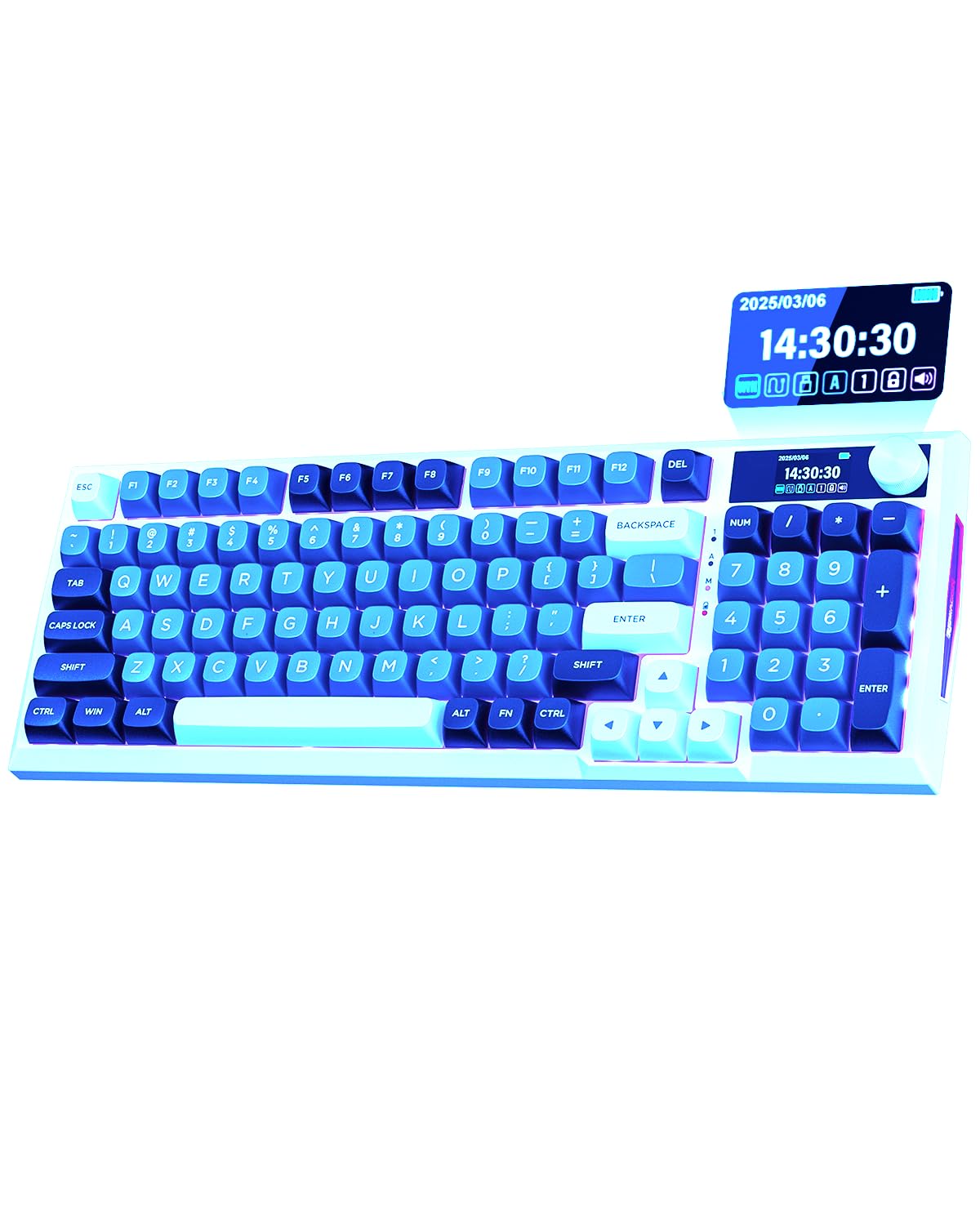 RedragonRainbow RGB Backlit Mechanical Gaming Keyboard (Blue)