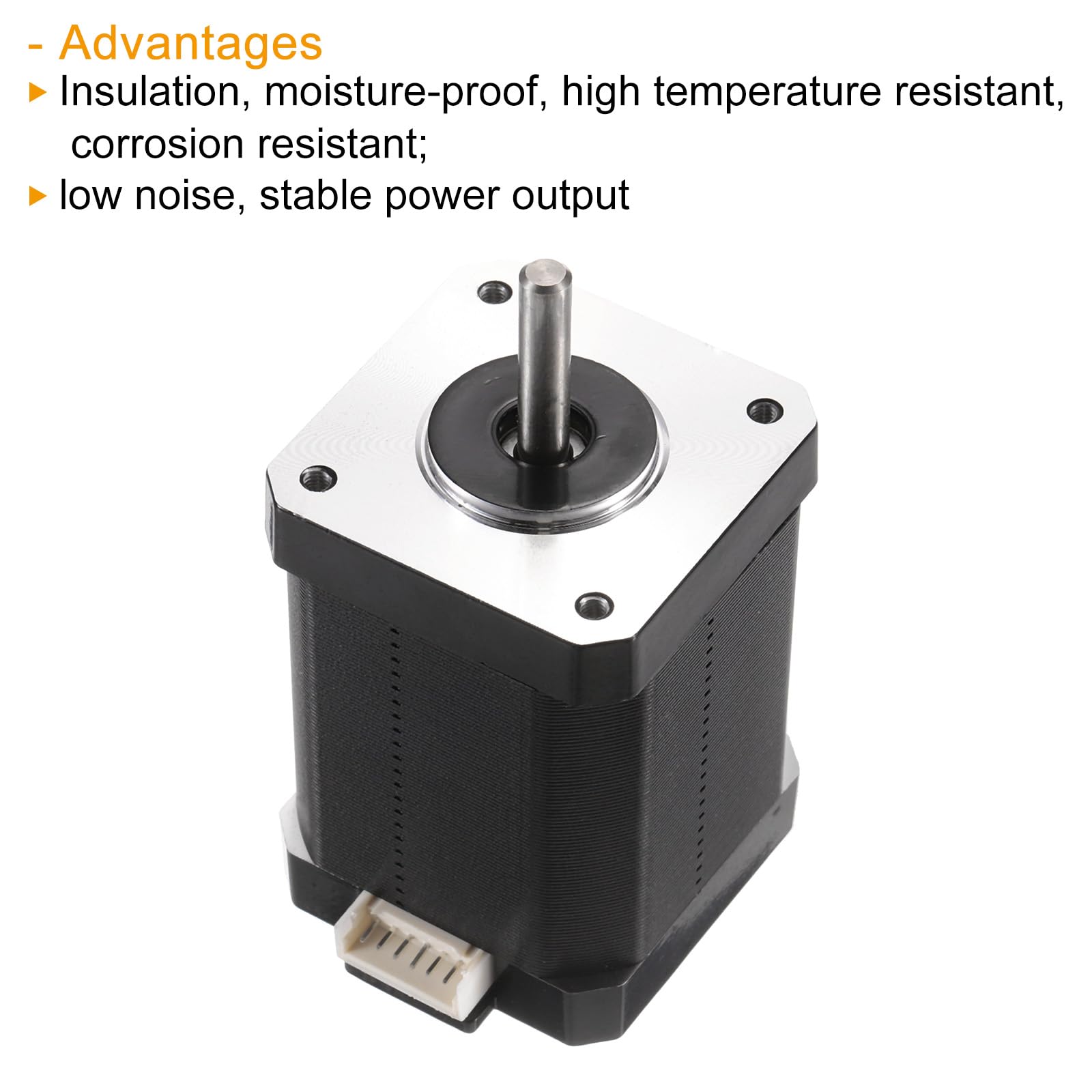 QUARKZMAN 5 Pcs Moteur Pas à Pas Nema 17 42x42x60mm 42 Moteur 2 Phase