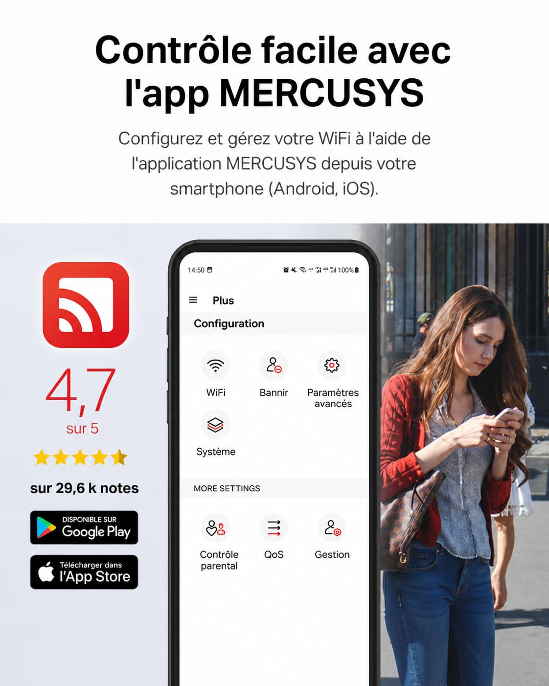 TP-Link Mercusys MT110 V2 Routeur WiFi 6 Portable 4G LTE, Cat4 150 Mbit/s, AX300 Double Bande, Batterie 2400 mAh, Hotspot Mobile jusqu'à 10 Appareils, Carte SIM, Voyage & Télétravail