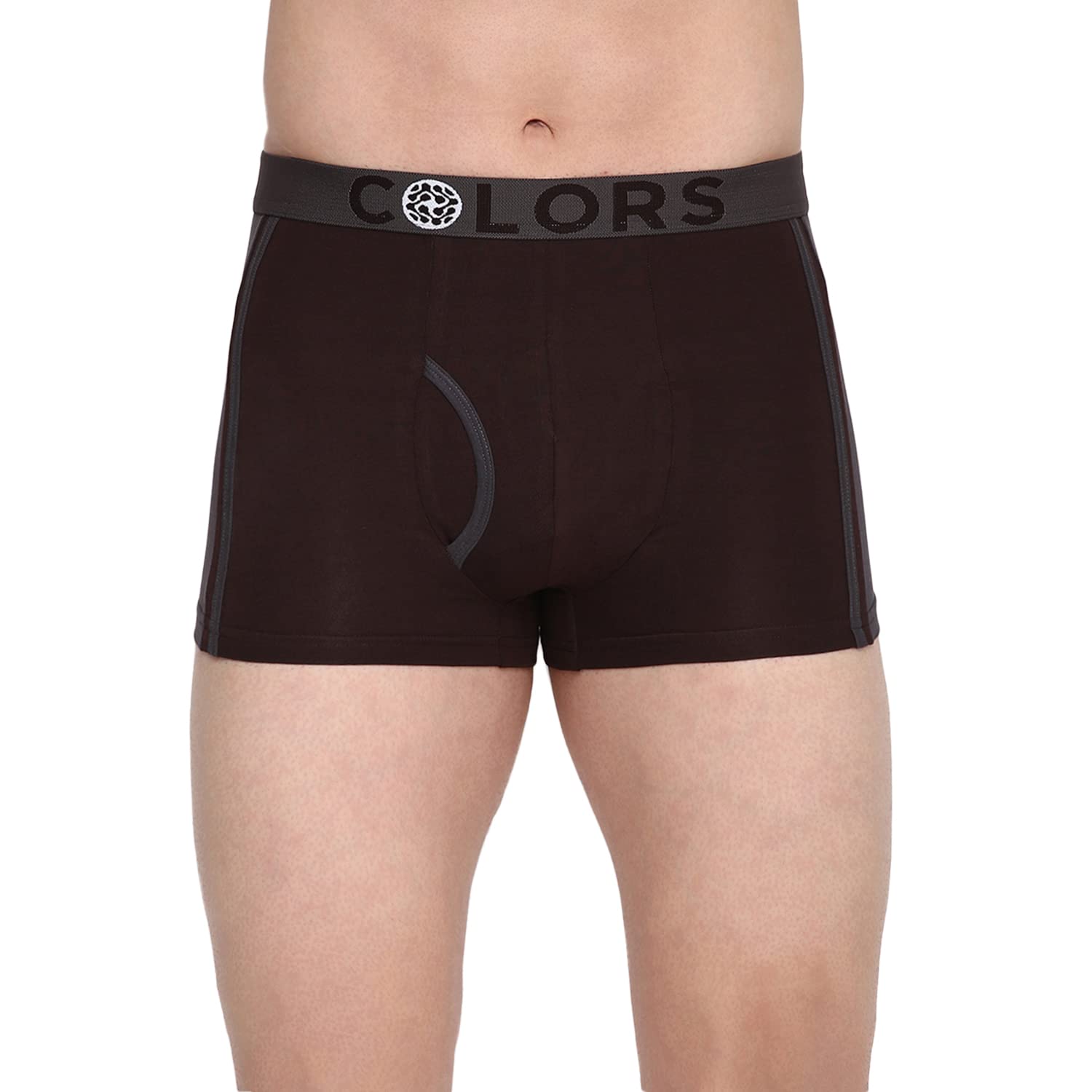 rupa Frontline Colors Men's Front Open Athlefit Mini Trunks | Soft-Touch Cotton Stretch | Snug Fit | Breathable Fabric | Supporter Brief | Pack of 1 Brown-picture-33