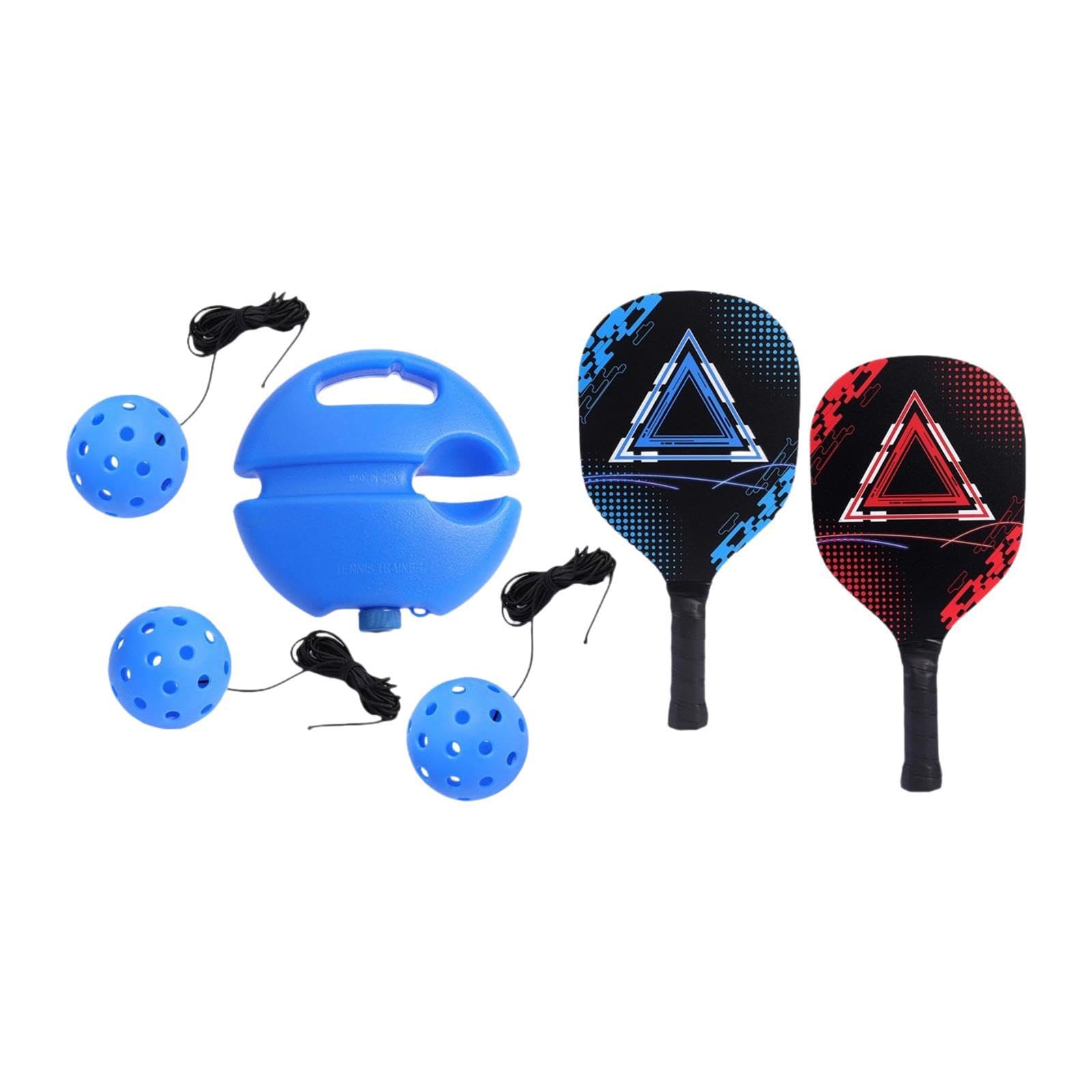 Ojiva® Pickleball Trainer Improve Speed Outdoor Sports Practical 3 Balls | Designed As A Proper Training Partner, This Pickleball Trainer Eliminates The Hassle Of Retrieving Balls. With Dimensions Of-image-3