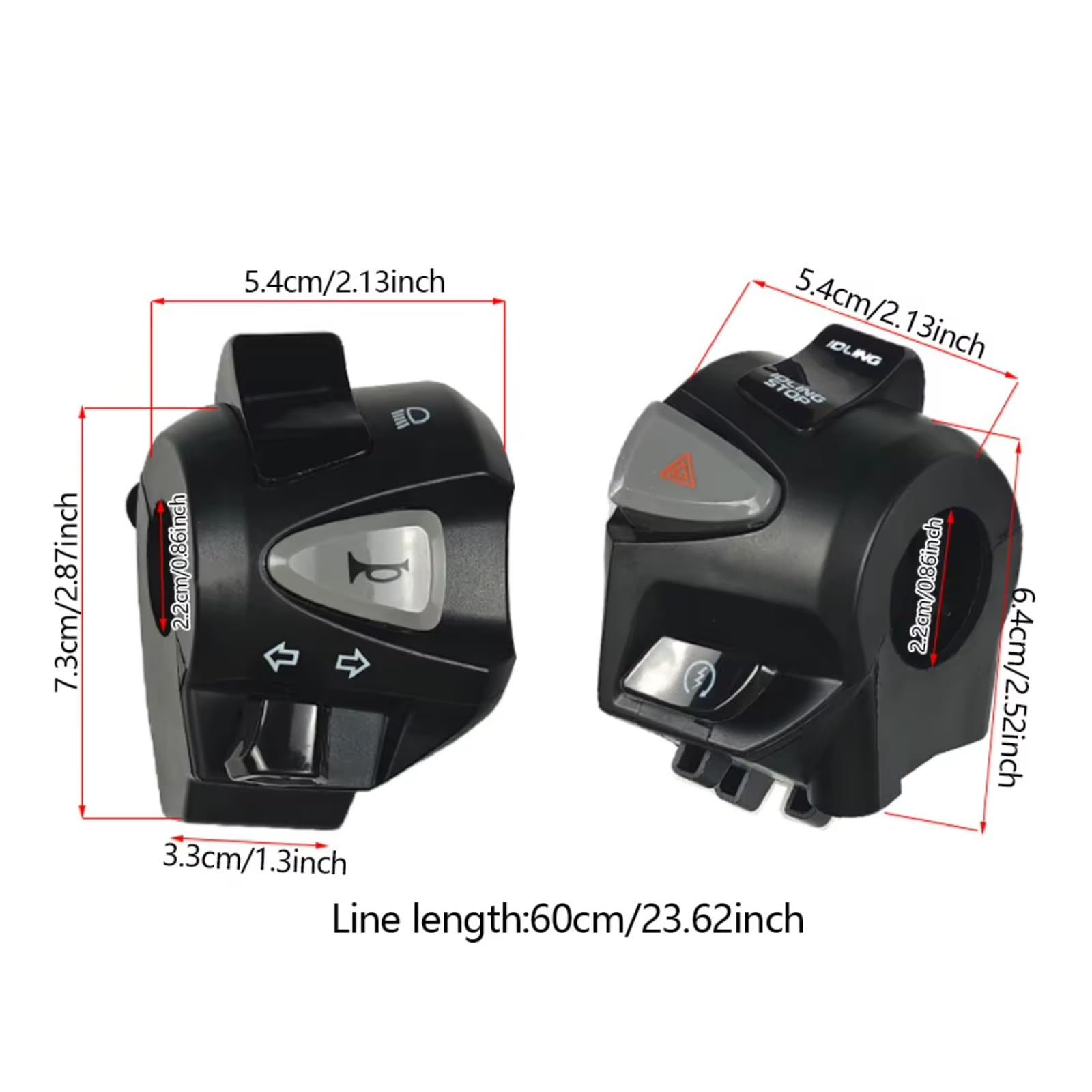 Interruttore Manubrio Da Moto Compatibile Con PCX160/150 Start Kill Horn Indicatori Di Direzione Per Combo Parti Per La Modifica Manubrio Kill Interruttore