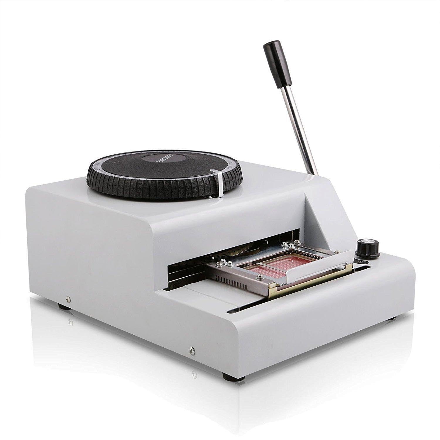 Embossing Machine 72 Character Card Embosser, Manual Embosser Machine Credit Card, Convex Embosser for PVC Card Credit ID VIP