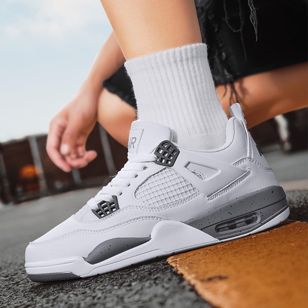 Tenis para hombre y mujer, Air 4, retro, clásicos, de baloncesto, para niños, informales, para patinar, ligeros, antideslizantes, para el trabajo, correr, caminar