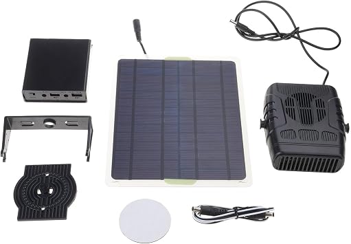 Portable Solar Heater, Compact Greenhouse Heater, Outdoor Solar Heating Panel For Pet Houses Chicken Coops Sheds Vehicles