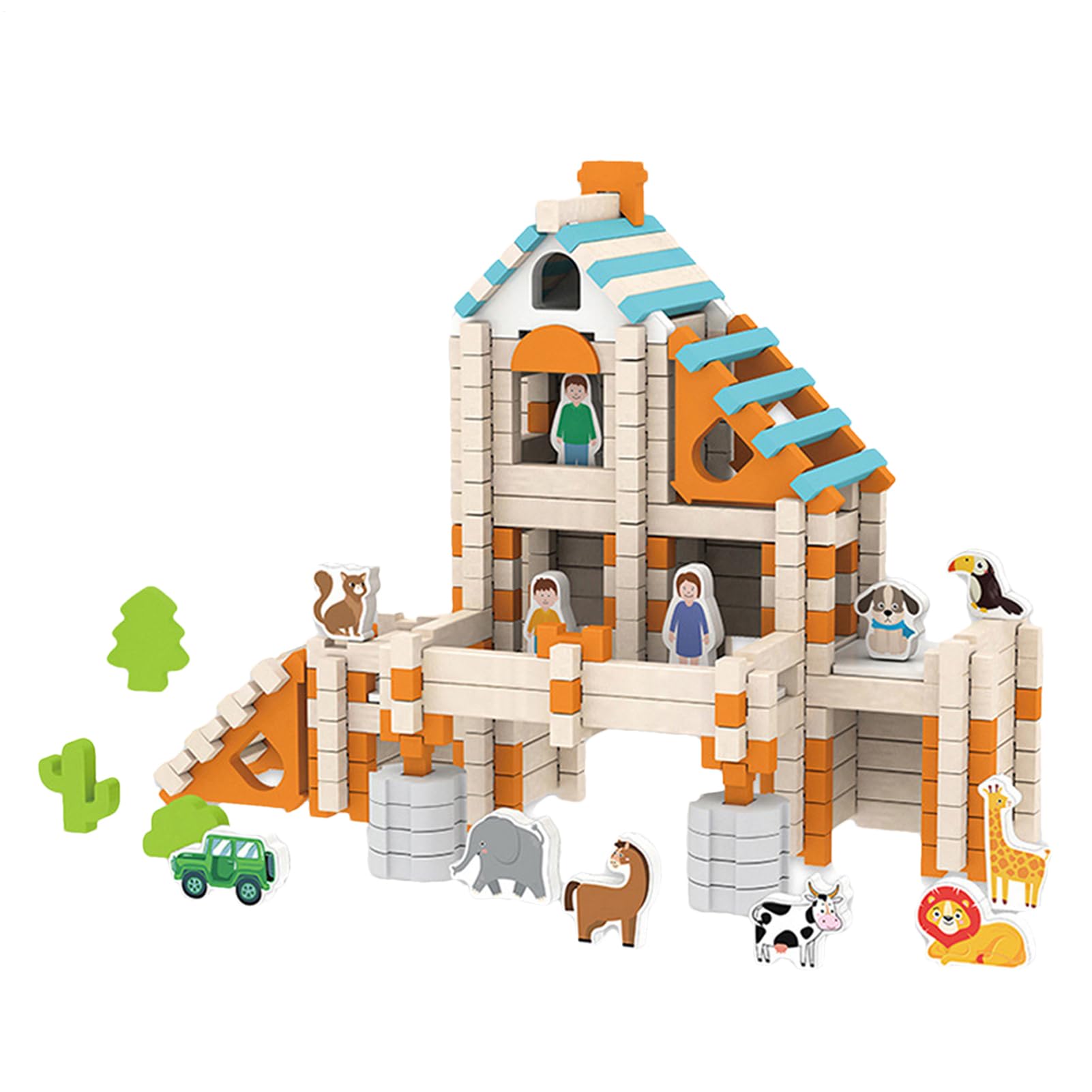 di Legno per Bambini 4-8 Anni Giochi Educativi, Giocattoli da Viaggio | Per Bambini Sviluppa Capacità Cognitive, Migliora Interazione Genitore-Bambino, Natale e San